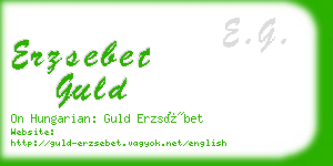 erzsebet guld business card